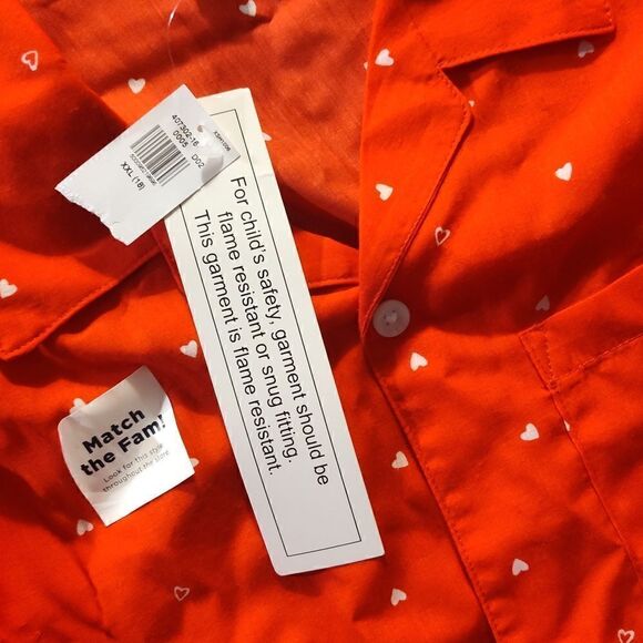 Old Navy heart pajamas top, nwt - Picture 4 of 6